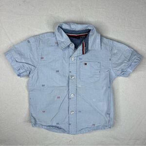 Tommy Hilfiger Boys Button Down 24M T-shirt Blue